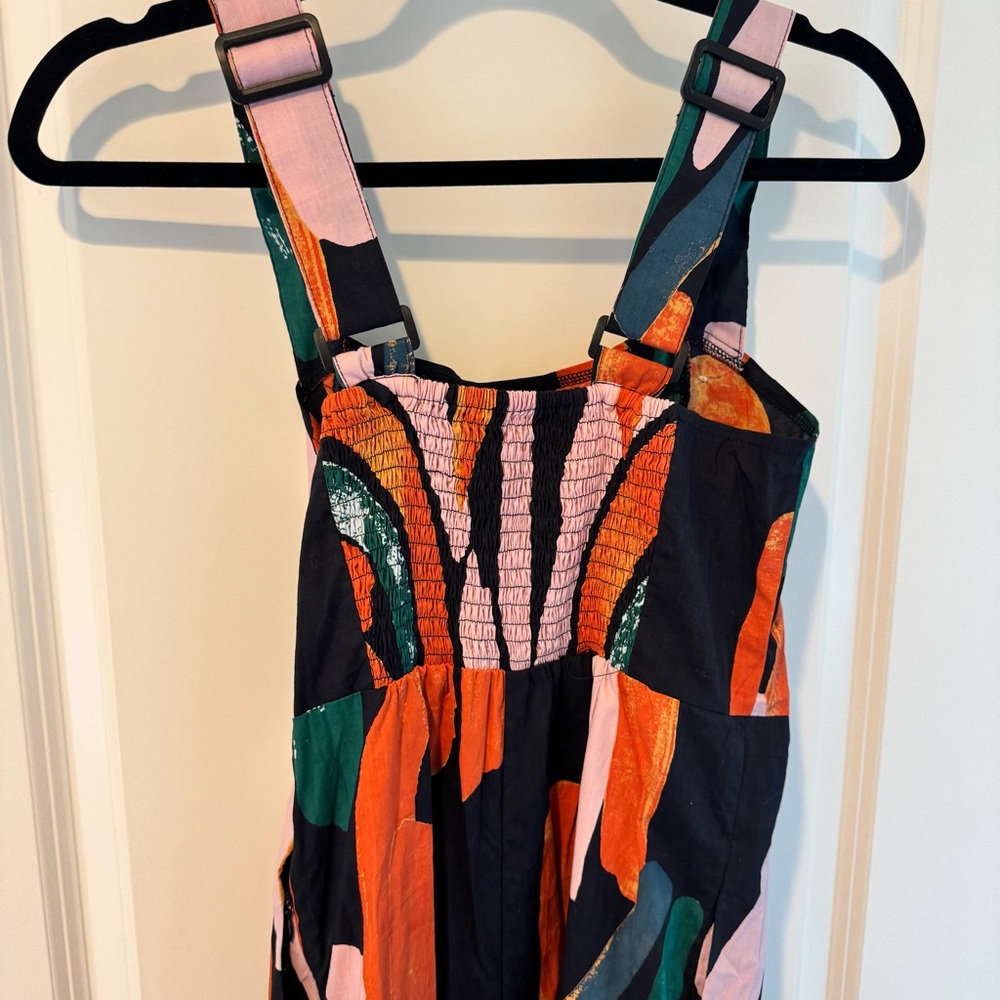 NWT Anthropologie Arches Jumpsuit Colorful Abstract Sleeveless | XS - Picture 10 of 10